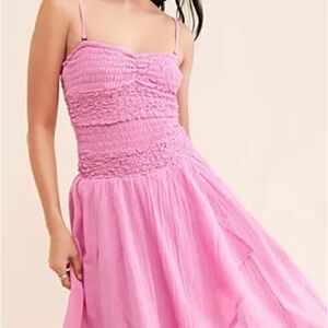 Free People Sparkling Drop waist Midi dress